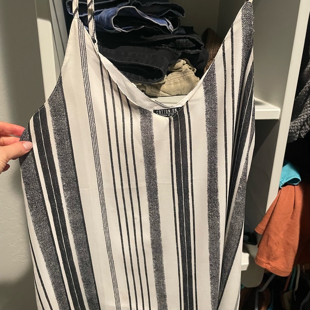 Cotton On Monochrome Striped Dress